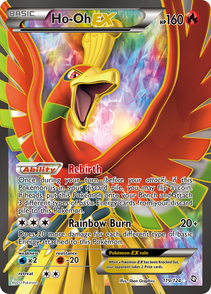 Ho-Oh EX (119/124) [Black &amp; White: Dragons Exalted] 