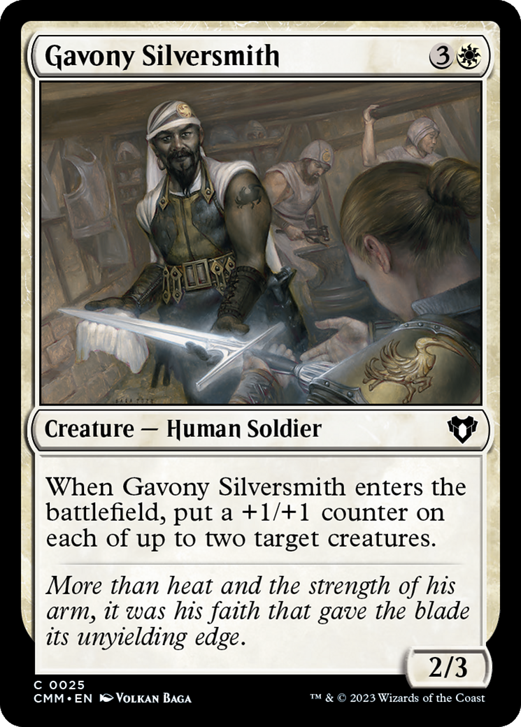 Gavony Silversmith [Commander Masters] 