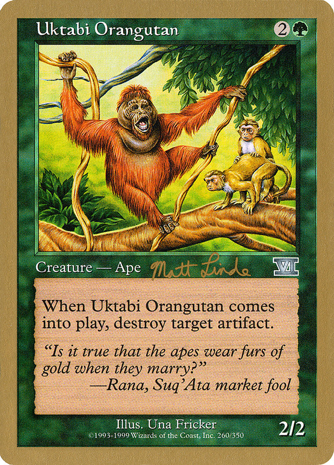 Uktabi Orangutan (Matt Linde) [World Championship Decks 1999] 