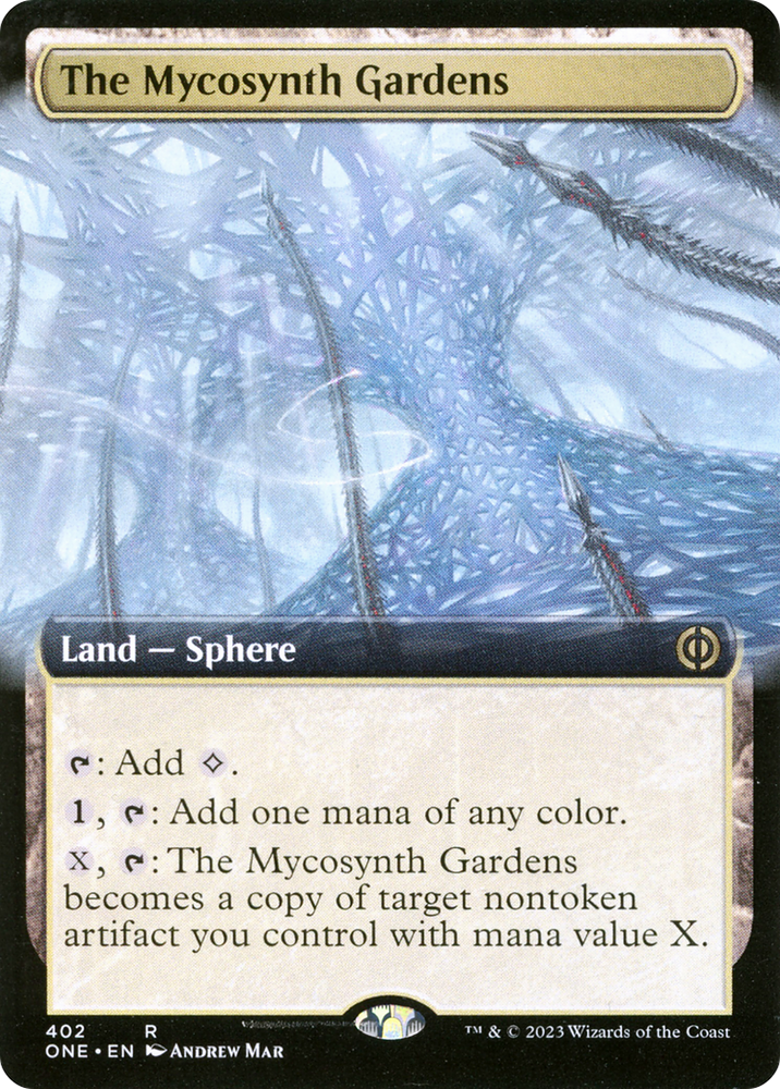 The Mycosynth Gardens (Extended Art) [Phyrexia: All Will Be One] 