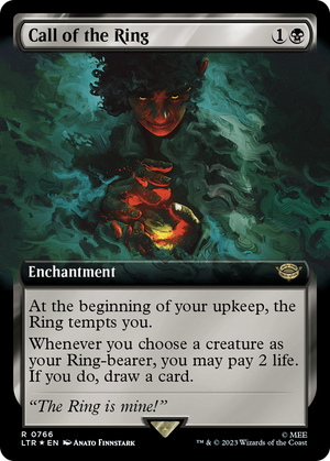 Call of the Ring (Extended Art) (Surge Foil) [The Lord of the Rings: Tales of Middle-Earth] 