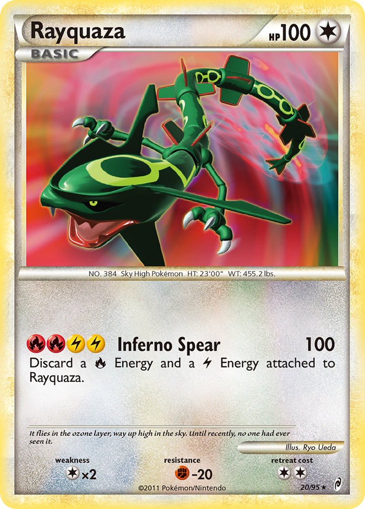 Rayquaza (20/95) [HeartGold &amp; SoulSilver: Call of Legends] 