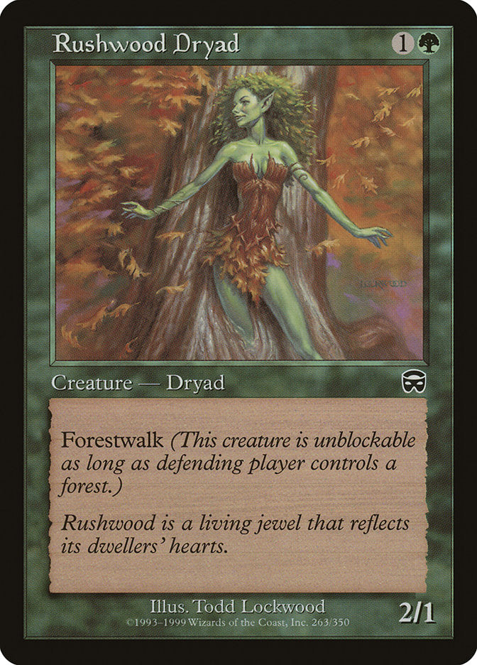 Rushwood Dryad [Mercadian Masks] 