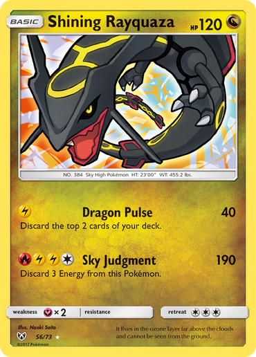 Shining Rayquaza (56/73) [Sun &amp; Moon: Shining Legends] 