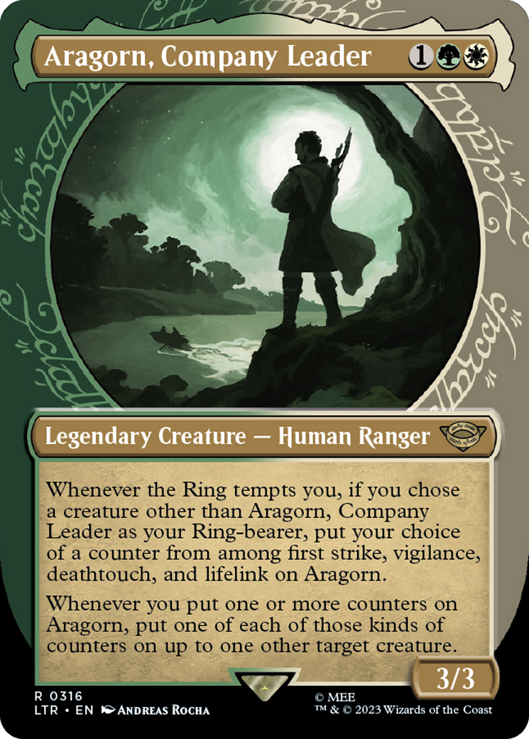 Aragorn, Company Leader (Showcase Ring Frame) [The Lord of the Rings: Tales of Middle-Earth] 