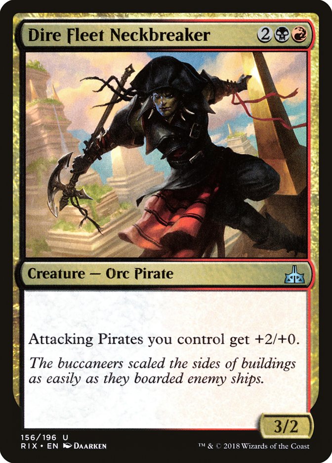 Dire Fleet Neckbreaker [Rivals of Ixalan]