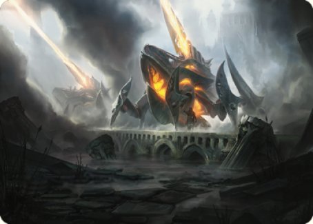 Skitterbeam Battalion Art Card [The Brothers' War Art Series] 