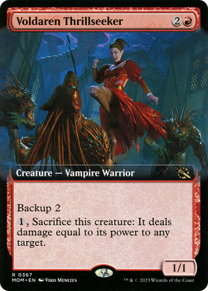 Voldaren Thrillseeker (Extended Art) [March of the Machine] 