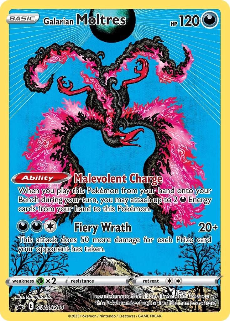 Galarian Moltres (SWSH284) [Sword & Shield: Black Star Promos] 