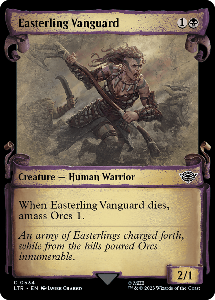 Easterling Vanguard [The Lord of the Rings: Tales of Middle-Earth Showcase Scrolls] 