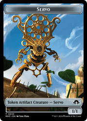 Energy Reserve // ​​Servo Double-Sided Token [Modern Horizons 3 Tokens] 