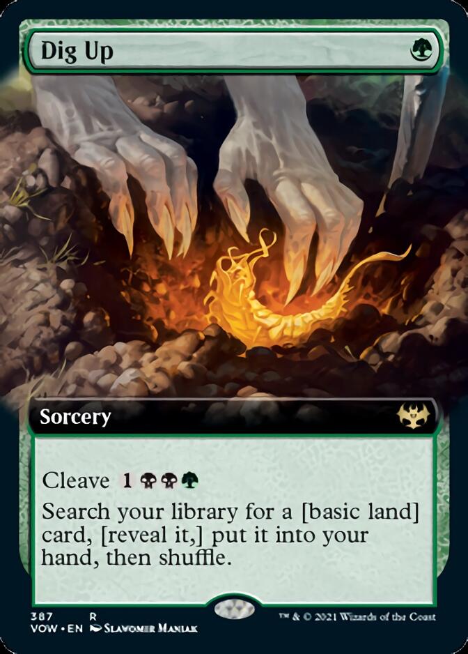 Dig Up (Extended Art) [Innistrad: Crimson Vow] 