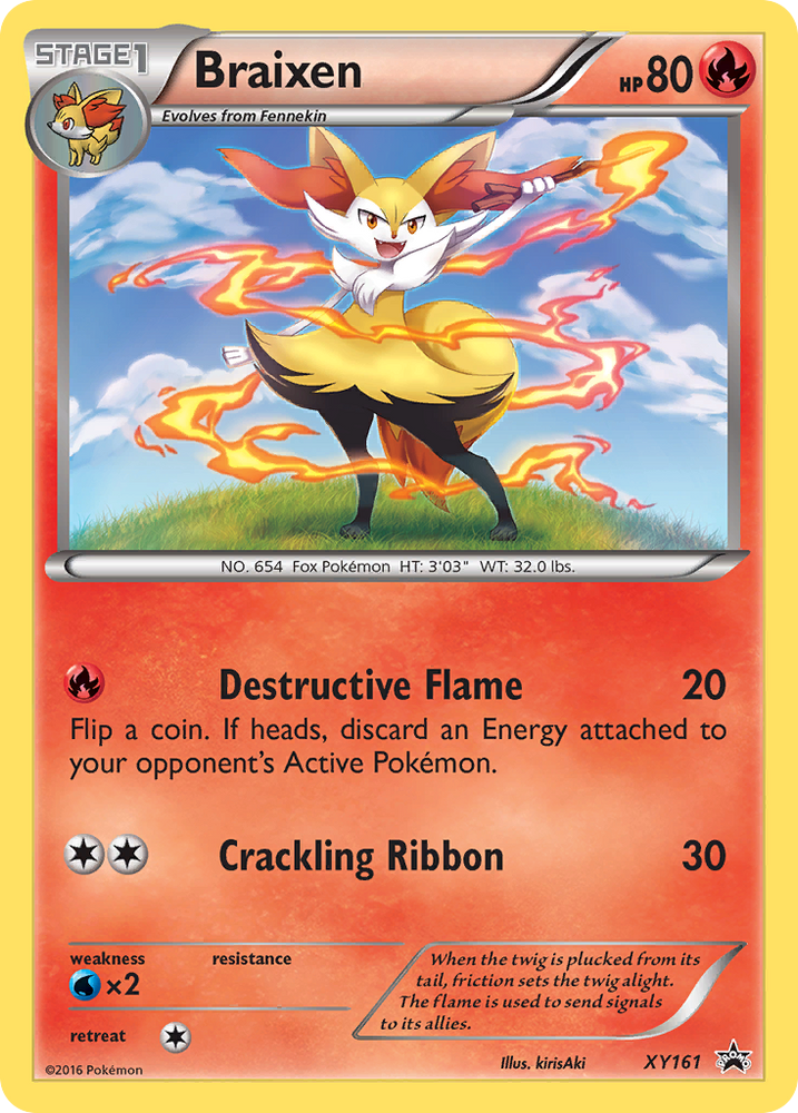 Braixen (XY161) [XY: Black Star Promos]