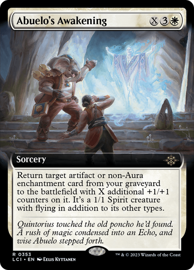 Abuelo's Awakening (Extended Art) [The Lost Caverns of Ixalan] 