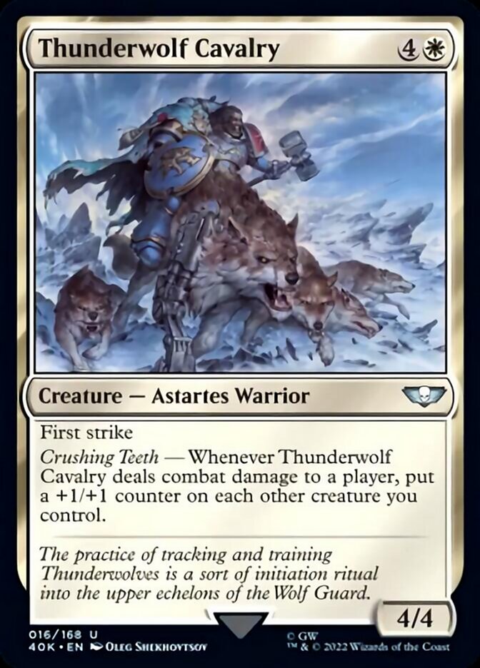 Thunderwolf Cavalry [Warhammer 40,000] 