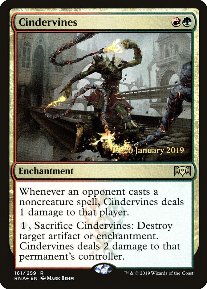 Cindervines [Ravnica Allegiance Prerelease Promos] 