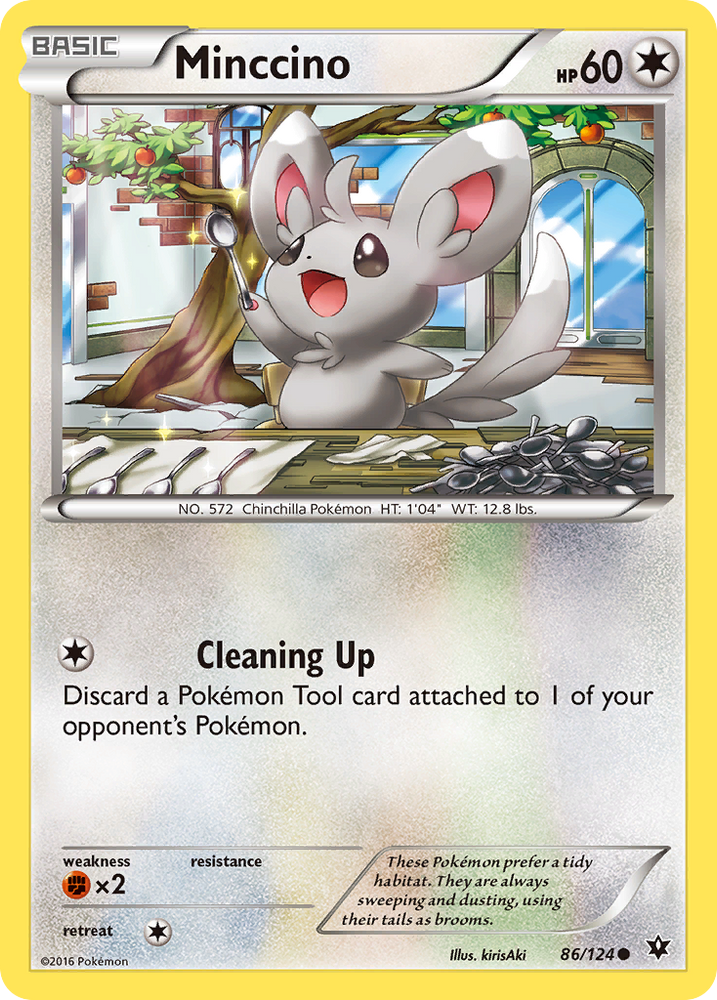 Minccino (86/124) [XY: Fates Collide] 