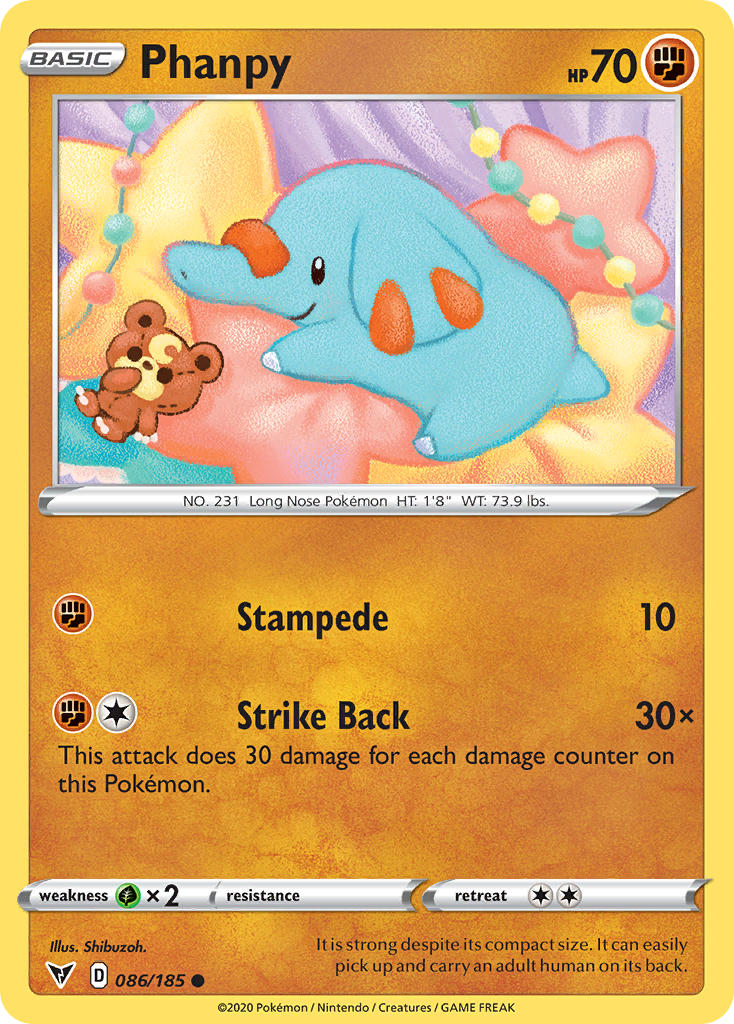 Phanpy (086/185) [Sword & Shield: Vivid Voltage] 