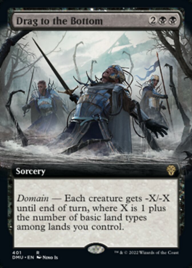 Drag to the Bottom (Extended Art) [Dominaria United] 