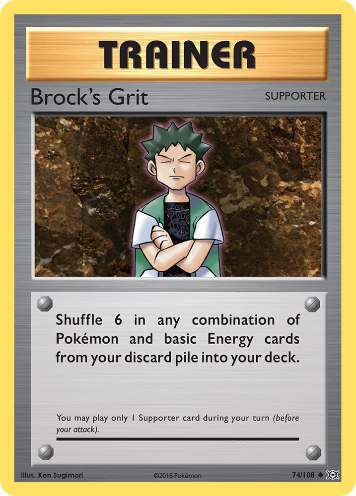 Brock's Grit (74/108) [XY: Evolutions] 