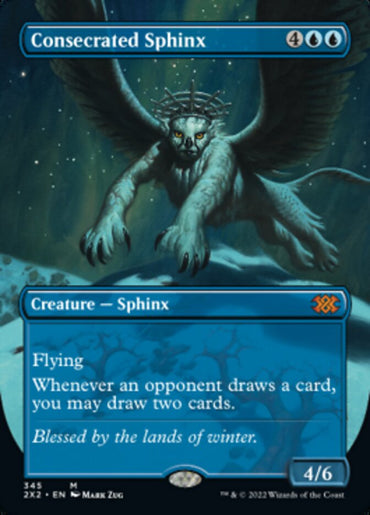 Consecrated Sphinx (Borderless Alternate Art) [Double Masters 2022]