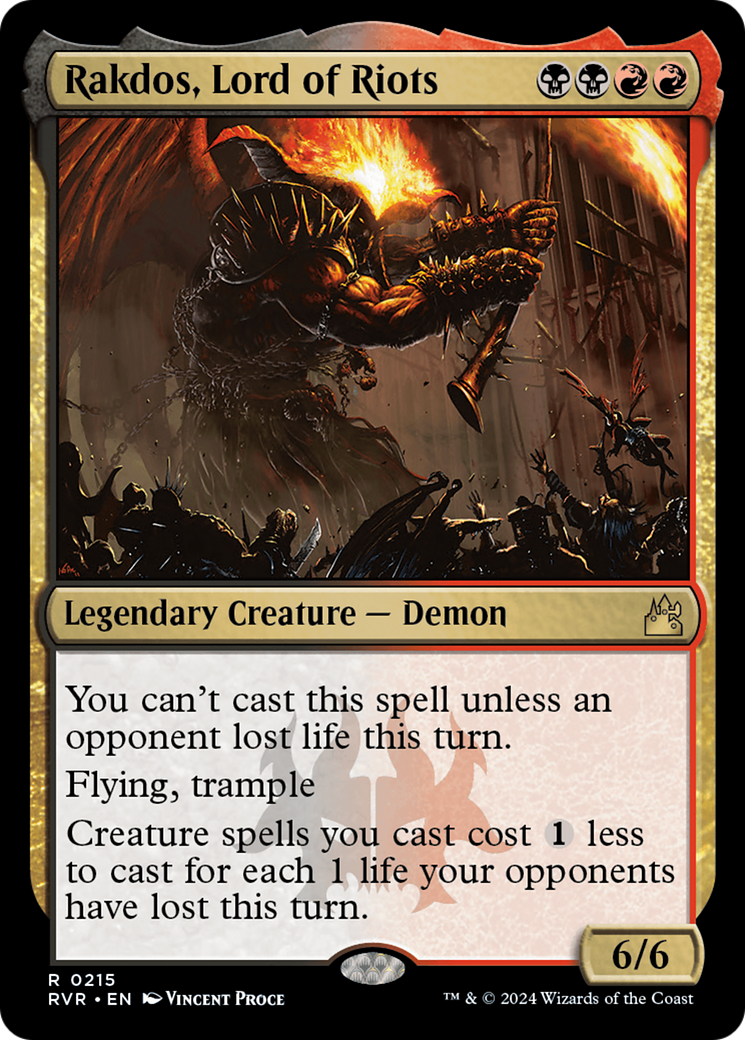 Rakdos, Lord of Riots [Ravnica Remastered] 