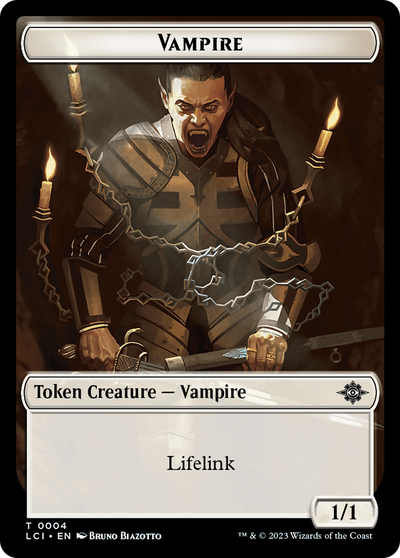 Vampire // Bat Double-Sided Token [The Lost Caverns of Ixalan Tokens] 