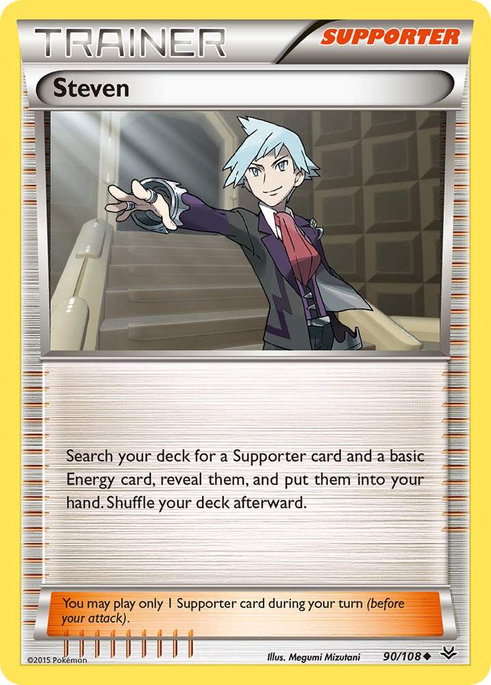 Steven (90/108) [XY: Roaring Skies] 