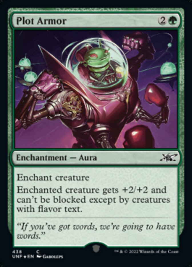 Plot Armor (Galaxy Foil) [Unfinity] 