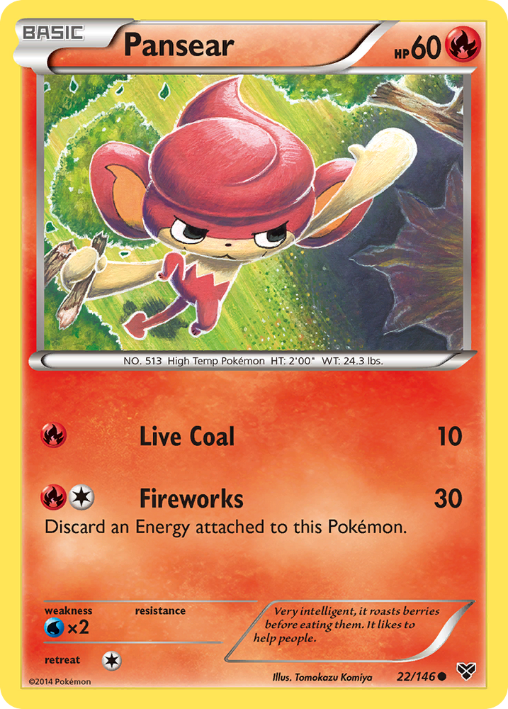 Pansear (22/146) [XY: Base Set] 