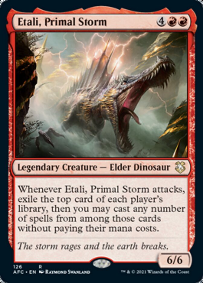 Etali, Primal Storm [Dungeons & Dragons: Adventures in the Forgotten Realms Commander] 