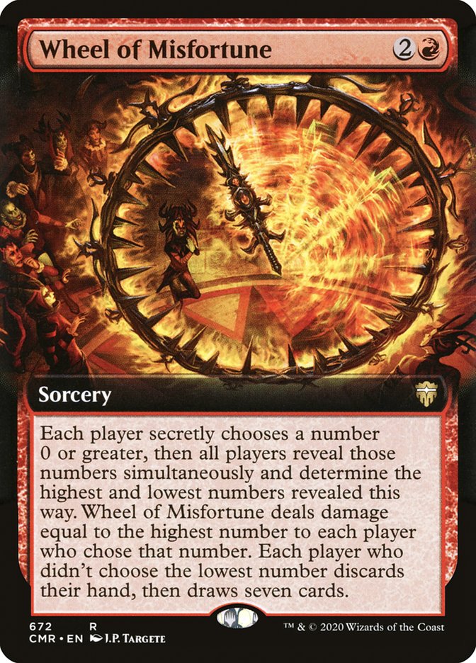 Wheel of Misfortune (Extended Art) [Commander Legends] 