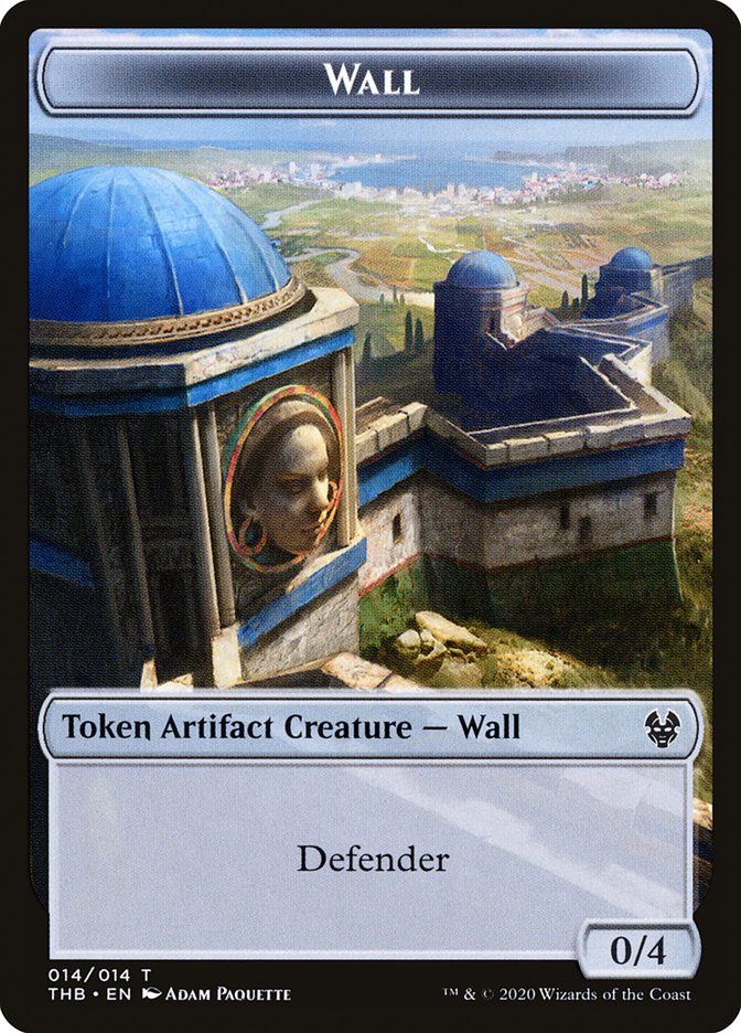 Wall Token [Theros Beyond Death Tokens] 