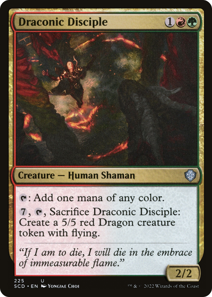 Draconic Disciple [Starter Commander Decks] 