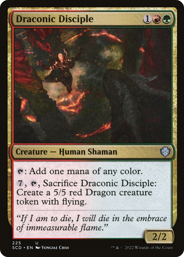 Draconic Disciple [Starter Commander Decks] 