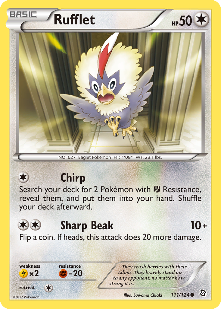 Rufflet (111/124) [Black & White: Dragons Exalted] 