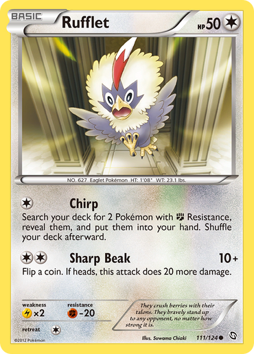 Rufflet (111/124) [Black &amp; White: Dragons Exalted] 