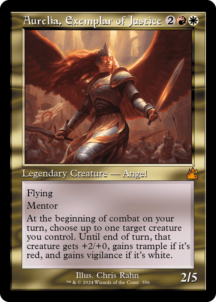 Aurelia, Exemplar of Justice (Retro) [Ravnica Remastered] 