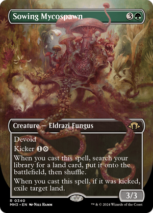Sowing Mycospawn (Borderless) [Modern Horizons 3] 