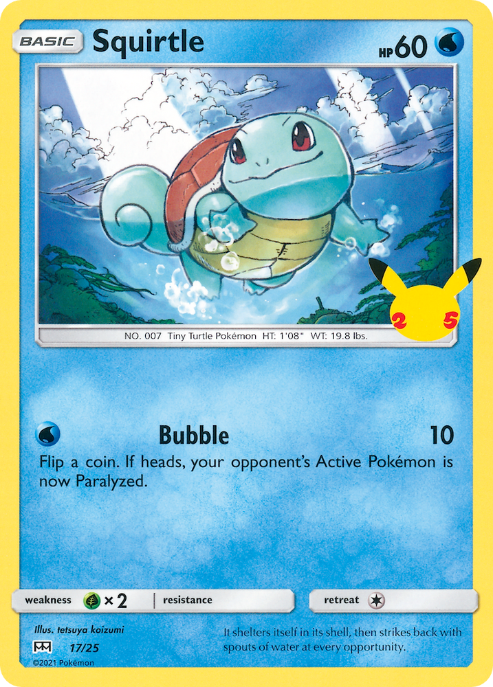 Squirtle (17/25) [McDonald's 25th Anniversary] 