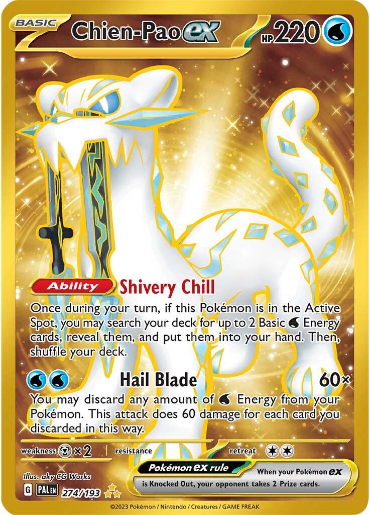 Chien-Pao ex (274/193) [Scarlet & Violet: Paldea Evolved] 