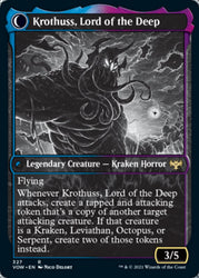 Runo Stromkirk // Krothuss, Lord of the Deep (Showcase Eternal Night) [Innistrad: Crimson Vow] 