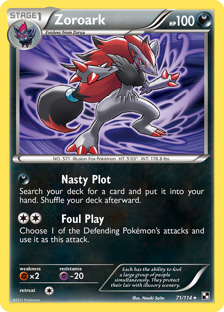 Zoroark (71/114) [Black &amp; White: Base Set] 