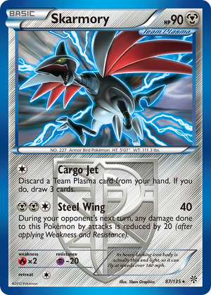 Skarmory (87/135) [Black &amp; White: Plasma Storm] 
