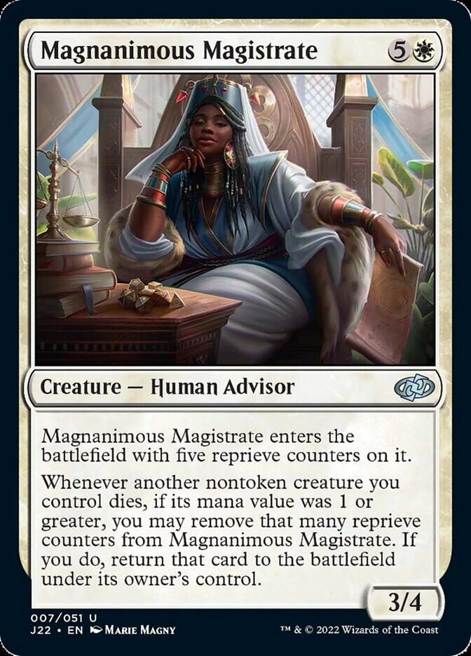 Magnanimous Magistrate [Jumpstart 2022] 