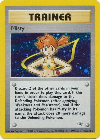 Misty (18/132) [Gym Heroes Unlimited] 