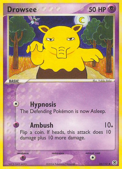 Drowzee (32/112) [EX: FireRed &amp; LeafGreen] 