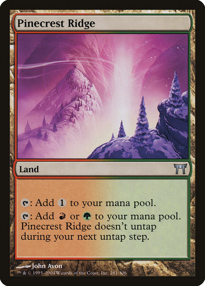 Pinecrest Ridge [Champions of Kamigawa] 