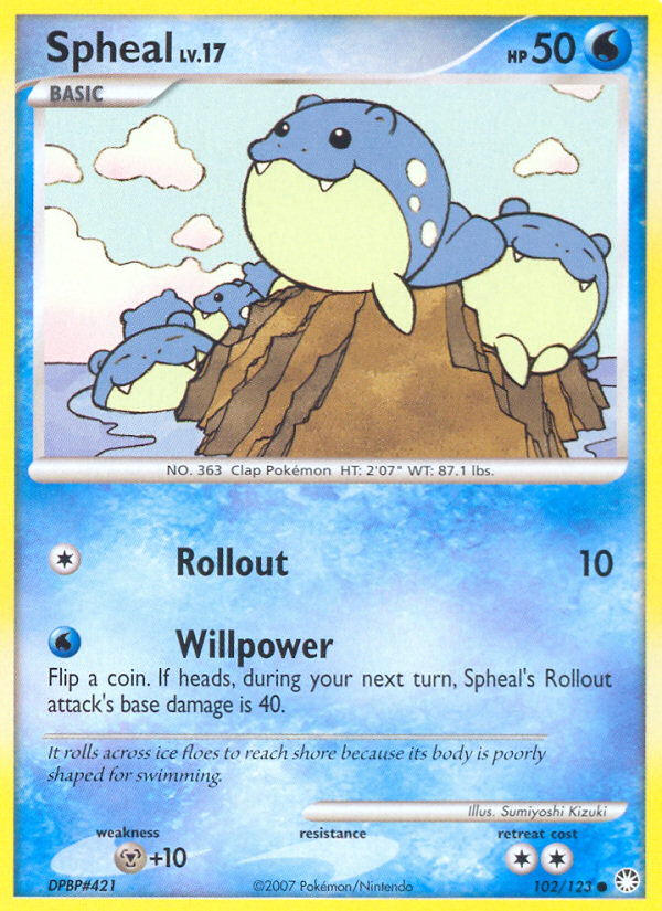 Spheal (102/123) [Diamond & Pearl: Mysterious Treasures] 