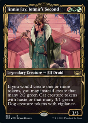 Jinnie Fay, Jetmir's Second (Showcase Golden Age Gilded Foil) [Streets of New Capenna] 